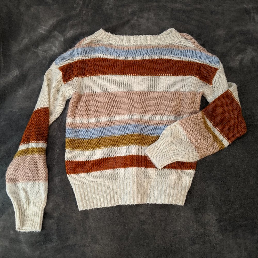 Striped Sky & Sparrow Sweater